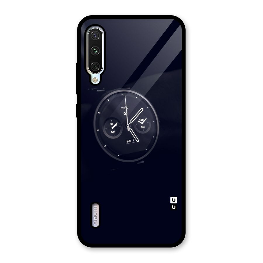 Dark Watch Glass Back Case for Mi A3