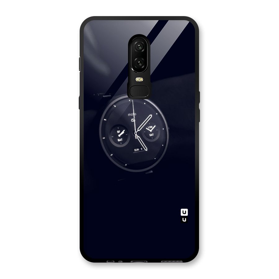 Dark Watch Glass Back Case for OnePlus 6