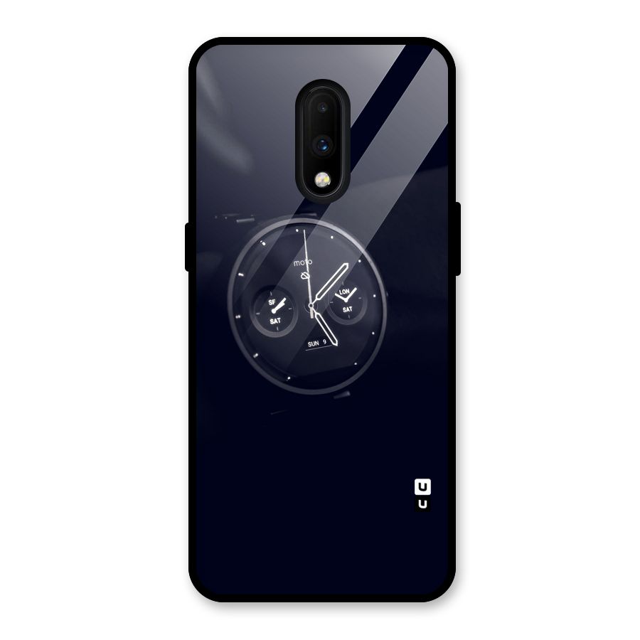 Dark Watch Glass Back Case for OnePlus 7