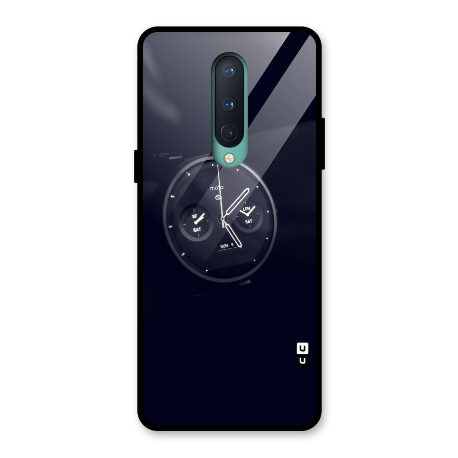 Dark Watch Glass Back Case for OnePlus 8