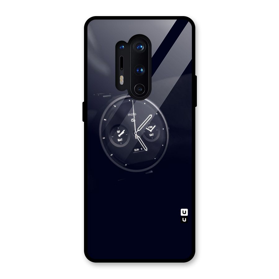 Dark Watch Glass Back Case for OnePlus 8 Pro