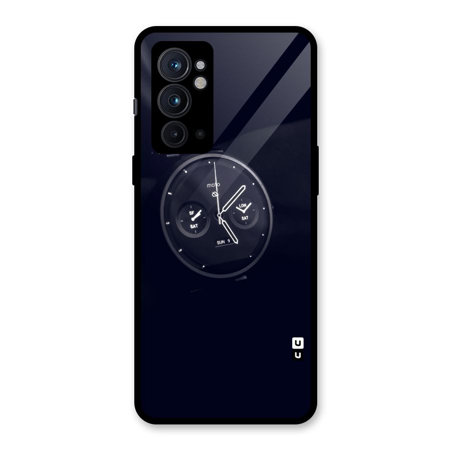 Dark Watch Glass Back Case for OnePlus 9RT 5G