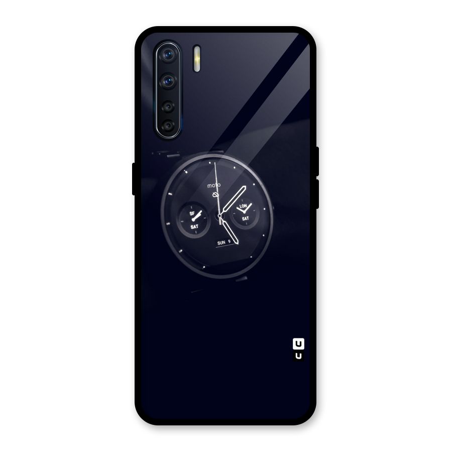 Dark Watch Glass Back Case for Oppo F15