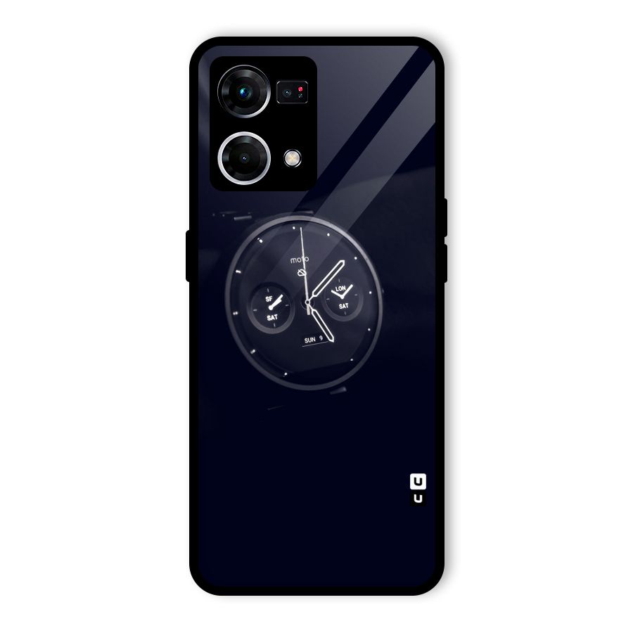 Dark Watch Glass Back Case for Oppo F21 Pro 4G