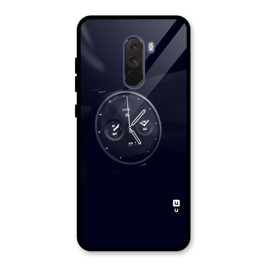 Dark Watch Glass Back Case for Poco F1