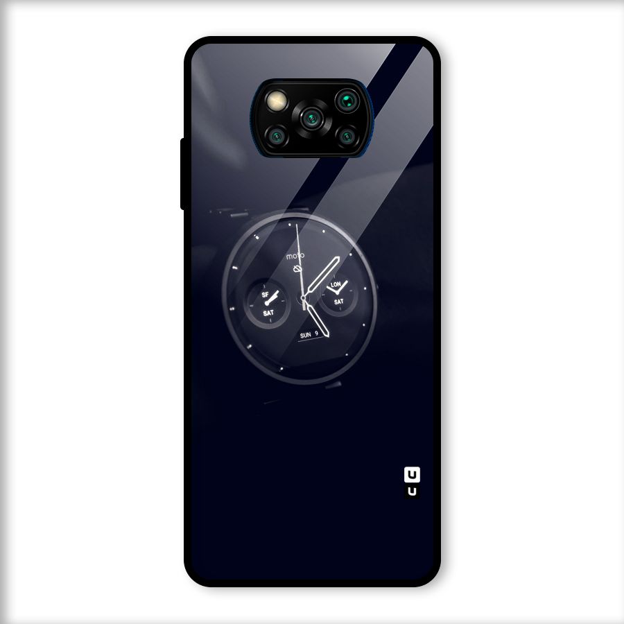 Dark Watch Glass Back Case for Poco X3
