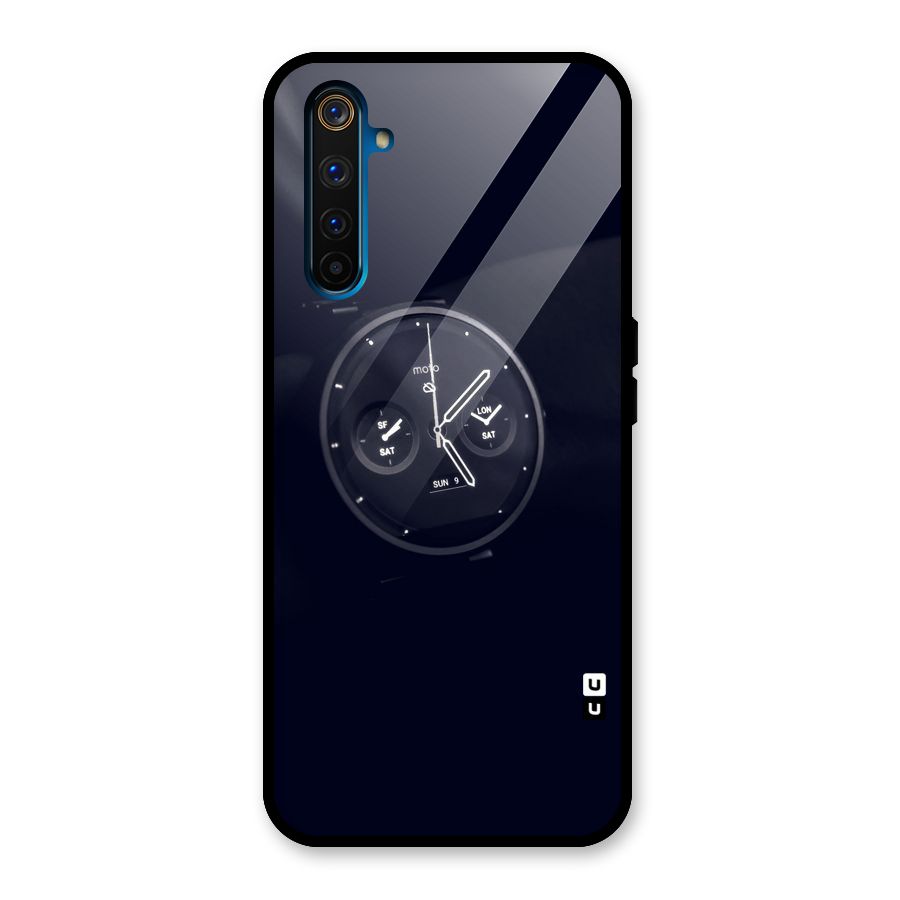 Dark Watch Glass Back Case for Realme 6 Pro