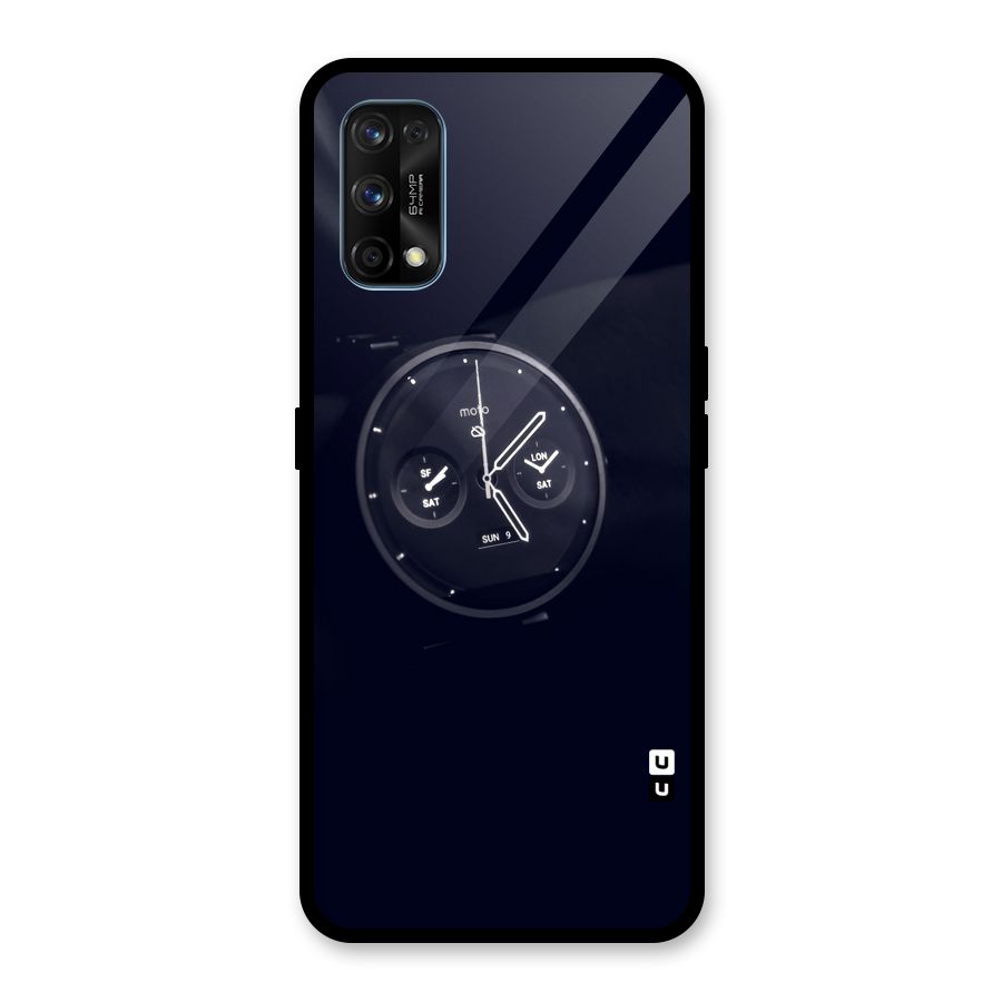 Dark Watch Glass Back Case for Realme 7 Pro