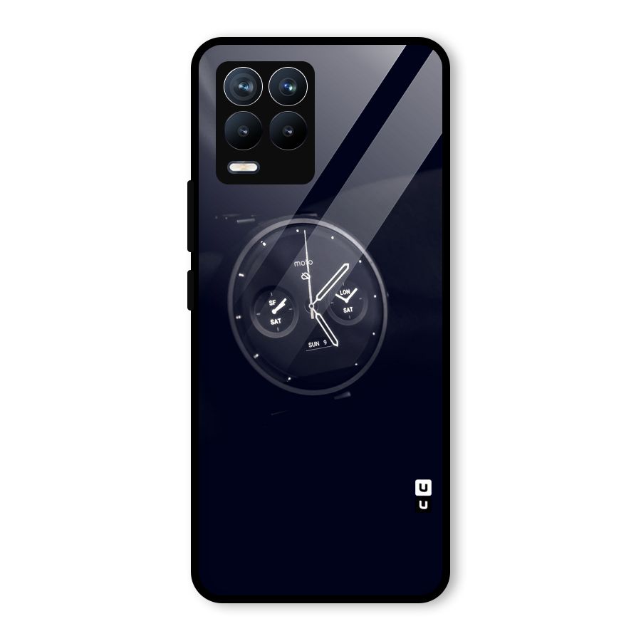 Dark Watch Glass Back Case for Realme 8