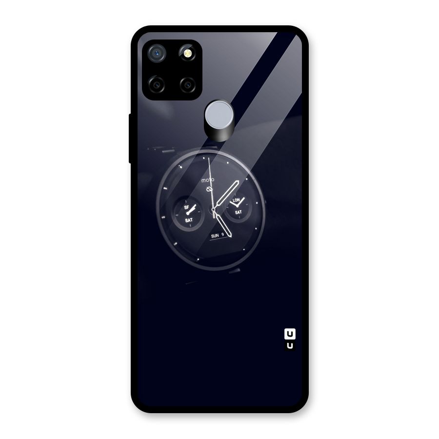 Dark Watch Glass Back Case for Realme C12