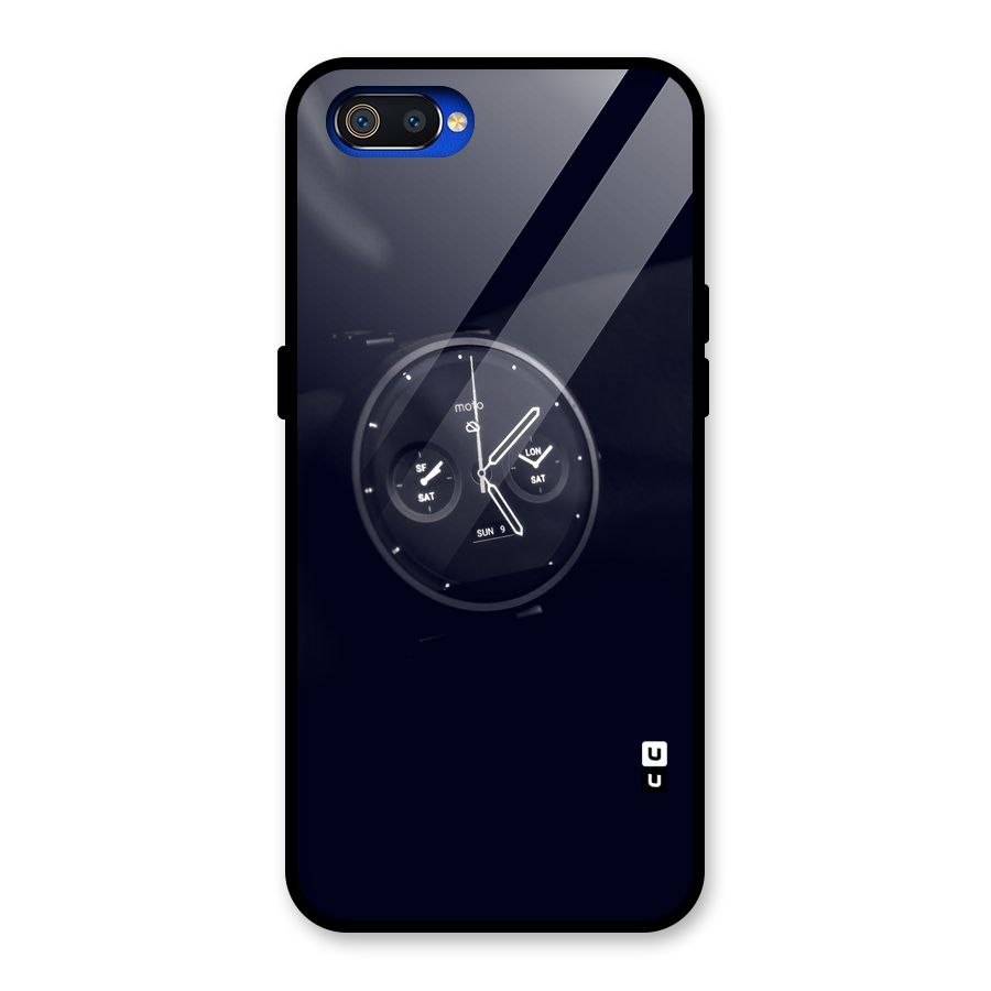Dark Watch Glass Back Case for Realme C2
