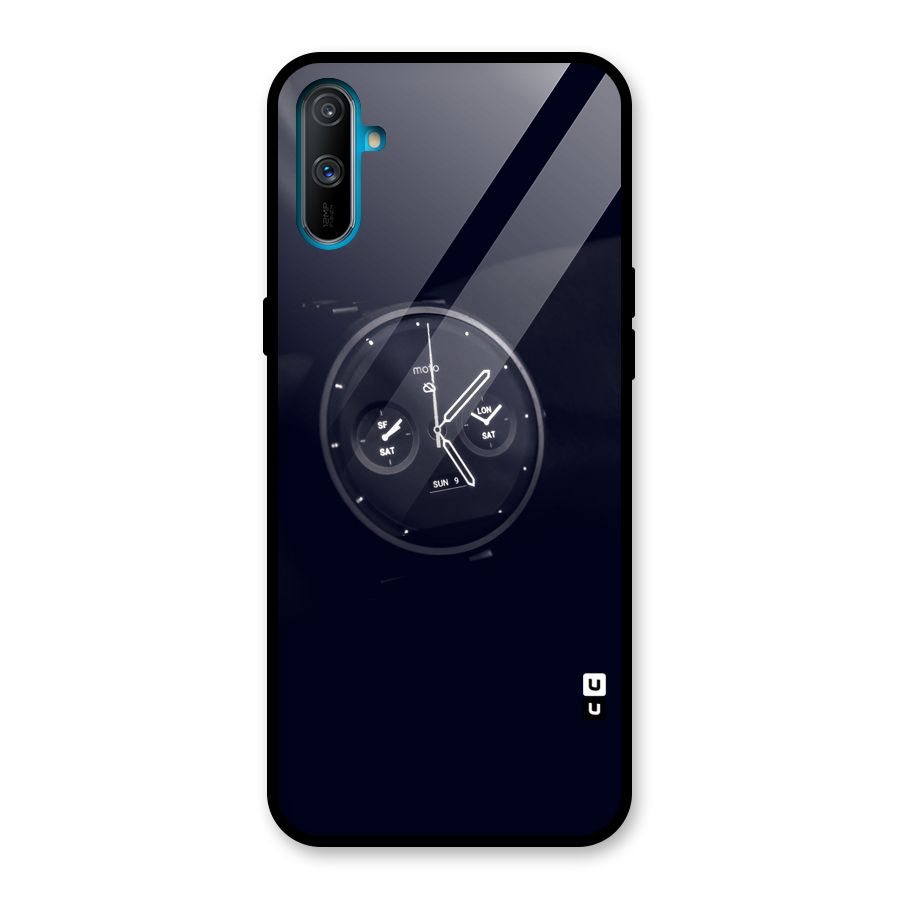Dark Watch Glass Back Case for Realme C3