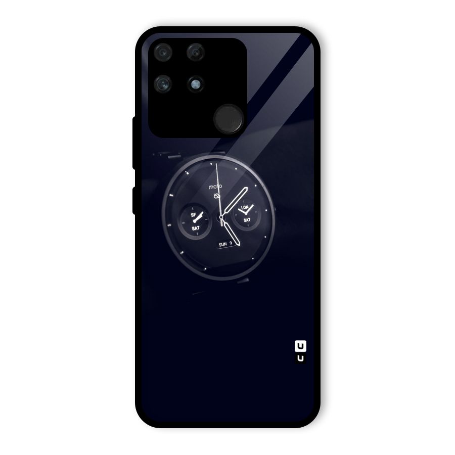 Dark Watch Glass Back Case for Realme Narzo 50A