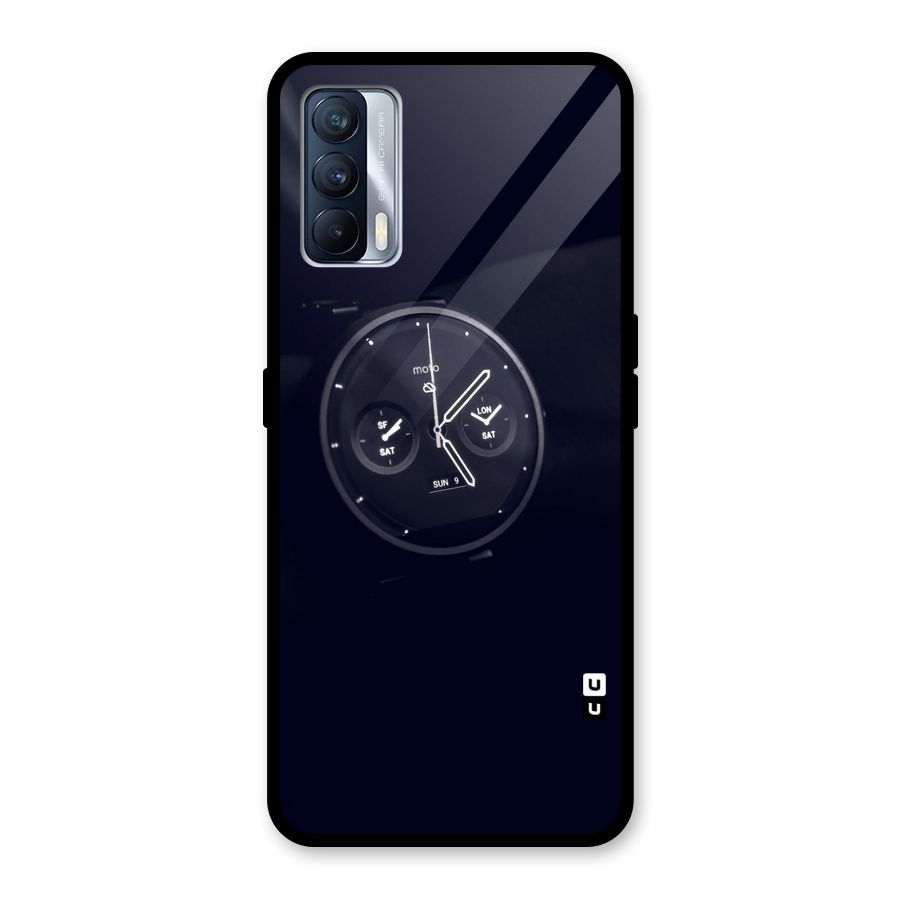 Dark Watch Glass Back Case for Realme X7