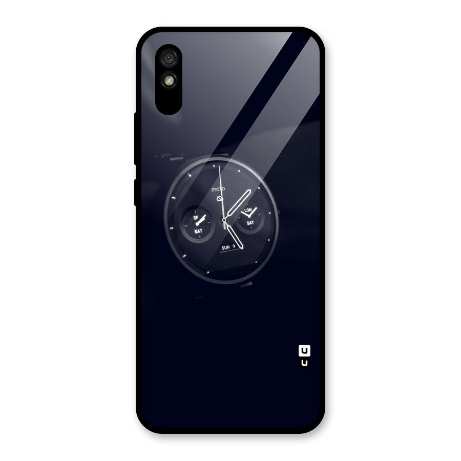 Dark Watch Glass Back Case for Redmi 9A