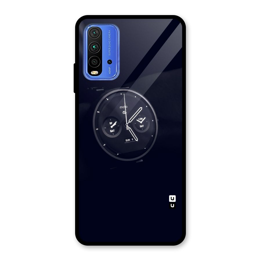 Dark Watch Glass Back Case for Redmi 9 Power