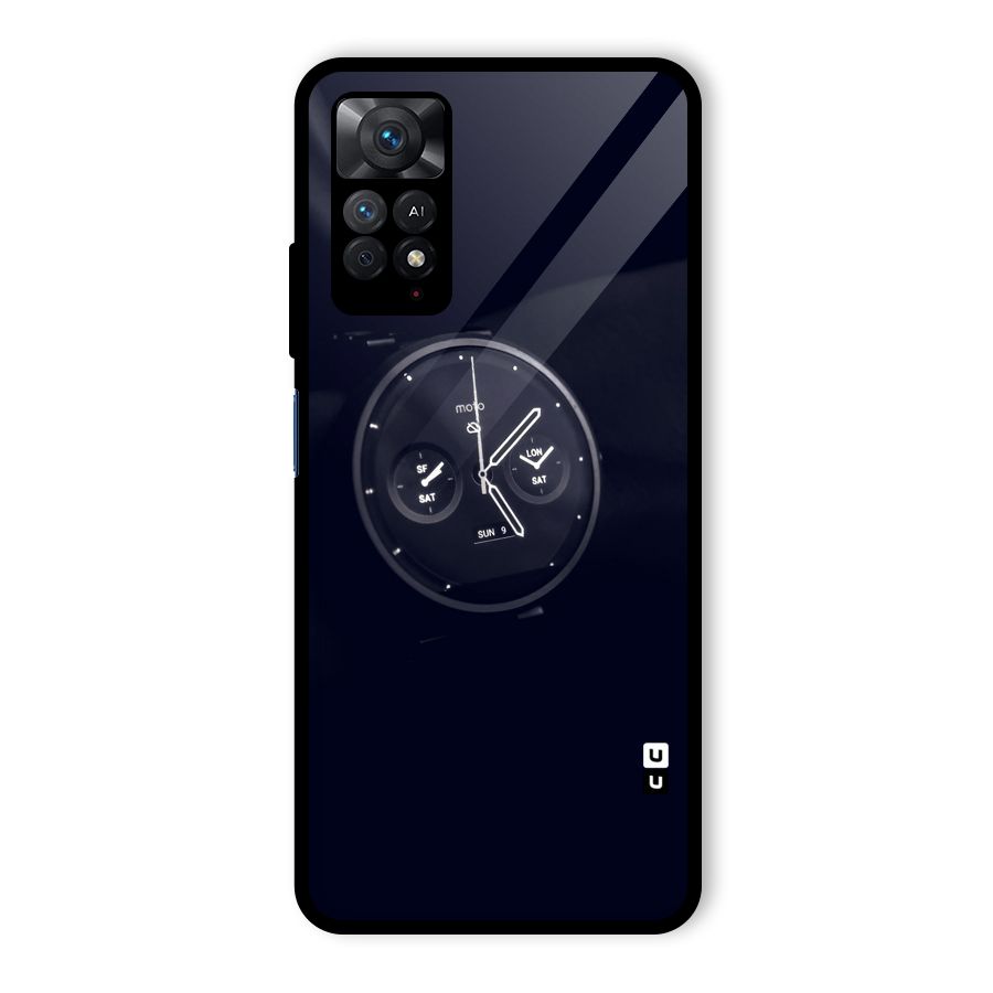 Dark Watch Glass Back Case for Redmi Note 11 Pro