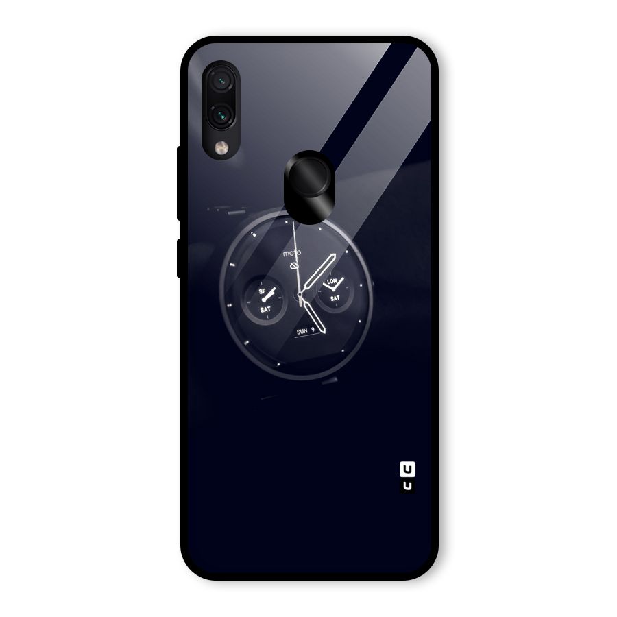 Dark Watch Glass Back Case for Redmi Note 7 Pro