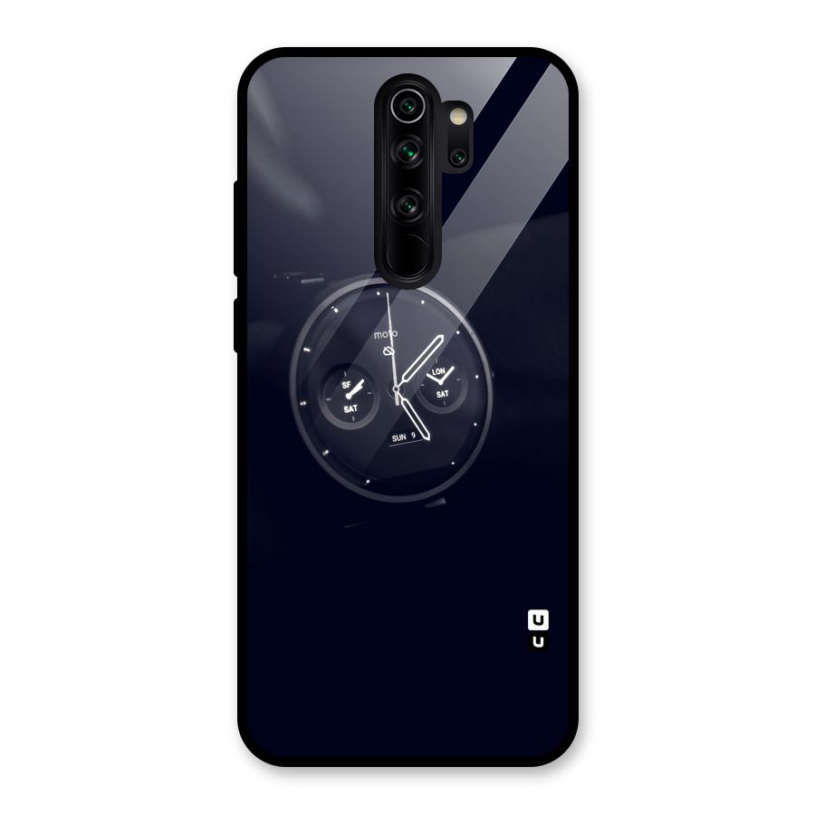 Dark Watch Glass Back Case for Redmi Note 8 Pro