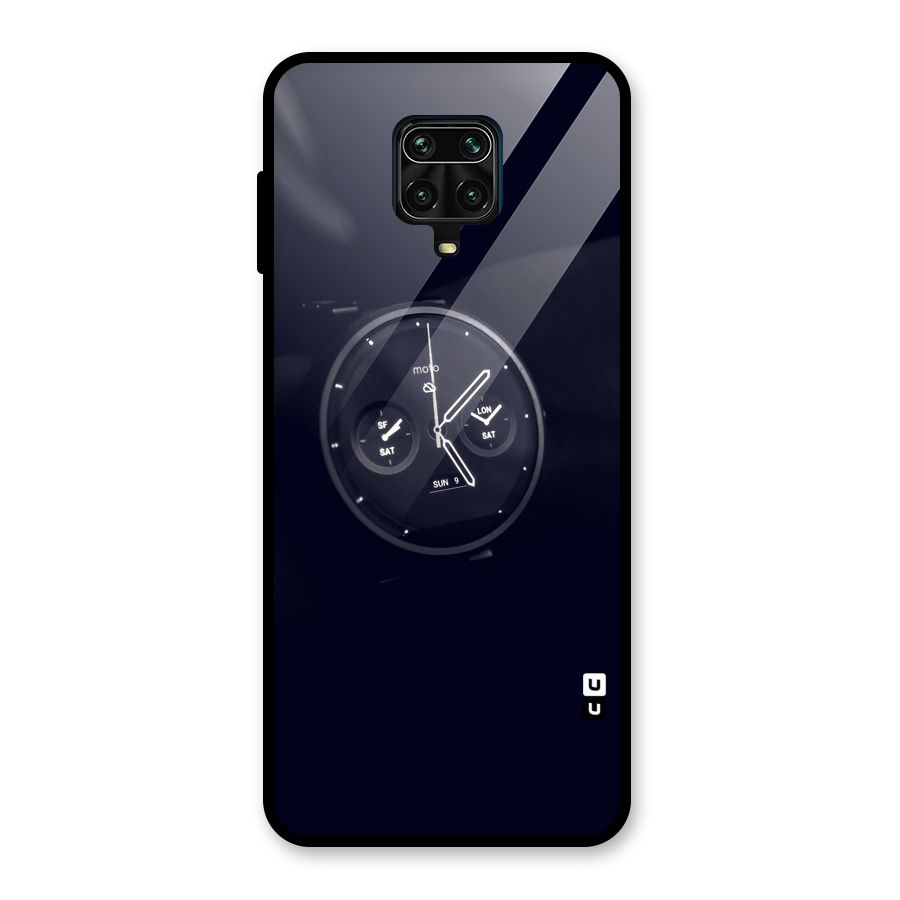 Dark Watch Glass Back Case for Redmi Note 9 Pro Max