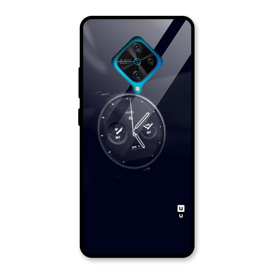 Dark Watch Glass Back Case for Vivo S1 Pro