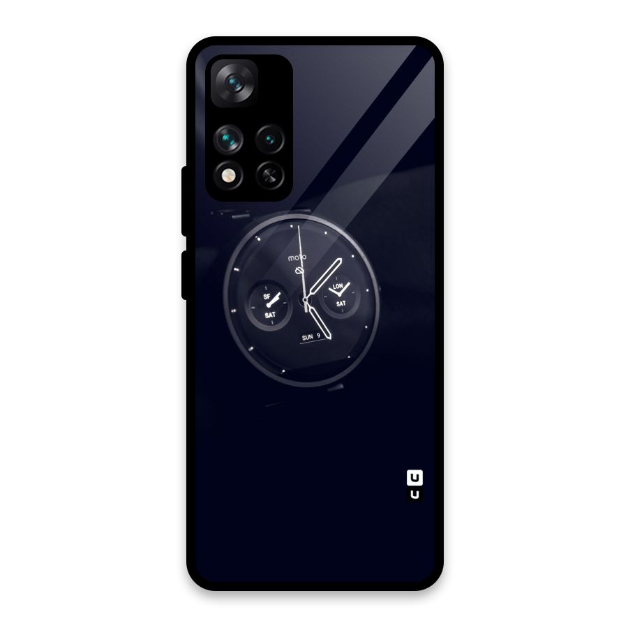 Dark Watch Glass Back Case for Xiaomi 11i HyperCharge 5G