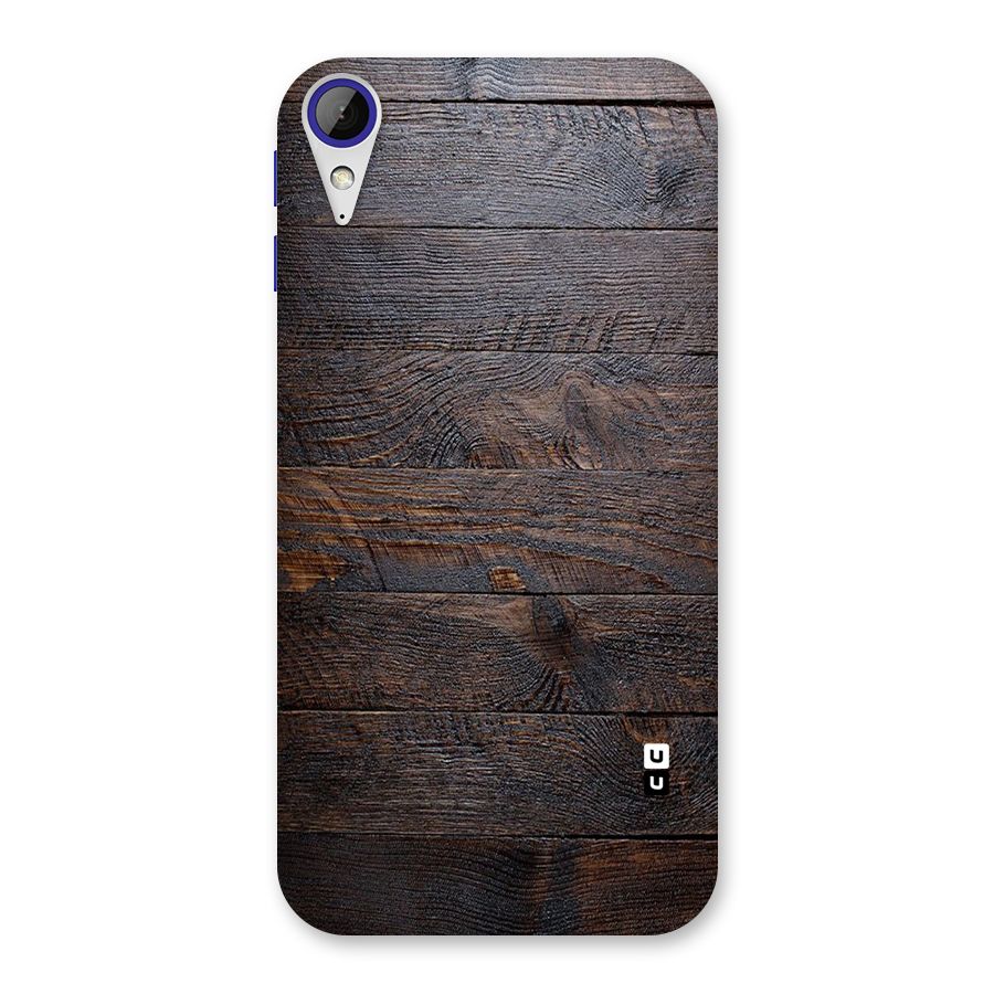 Dark Wood Printed Back Case for Desire 830
