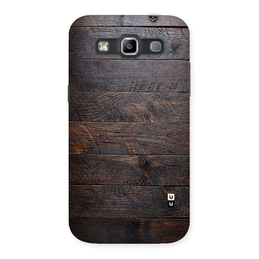 Dark Wood Printed Back Case for Galaxy Grand Quattro