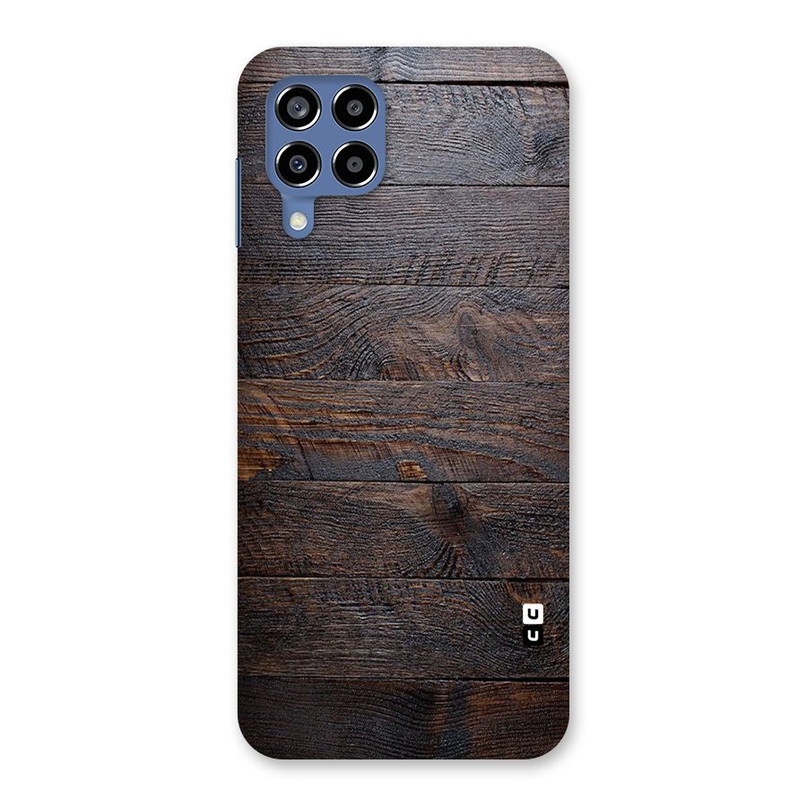 Dark Wood Printed Back Case for Galaxy M53 5G