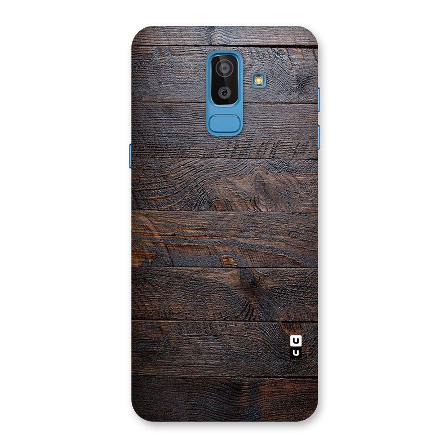 Dark Wood Printed Back Case for Galaxy On8 (2018)
