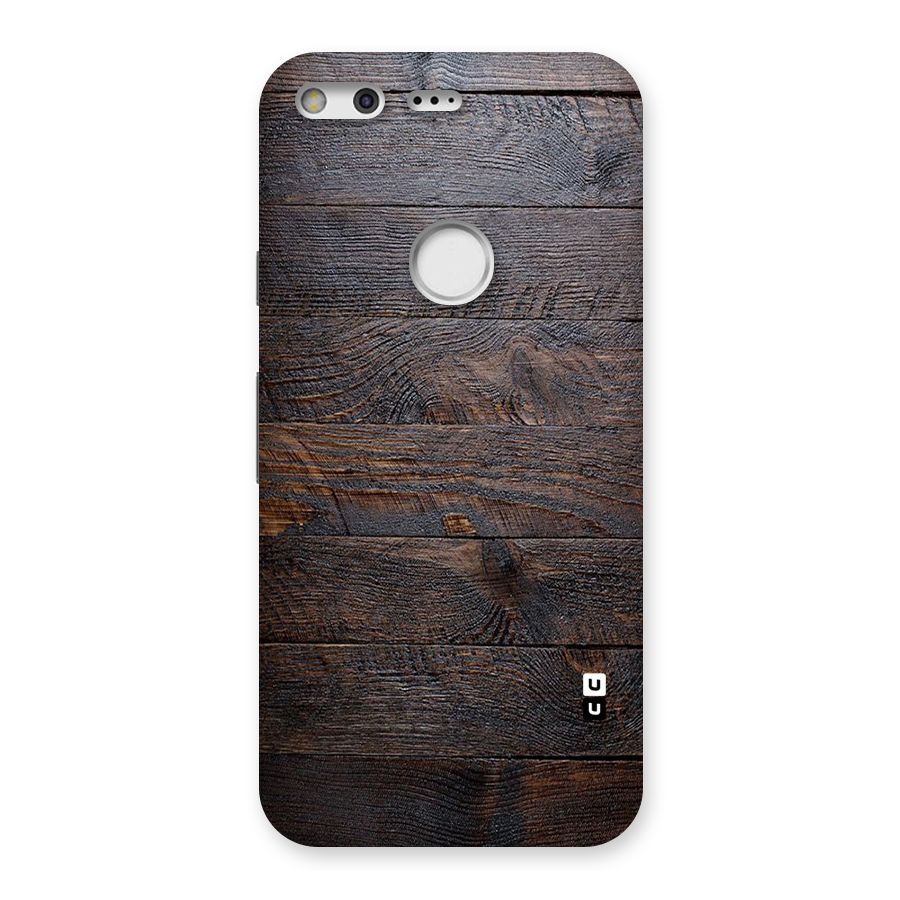 Dark Wood Printed Back Case for Google Pixel