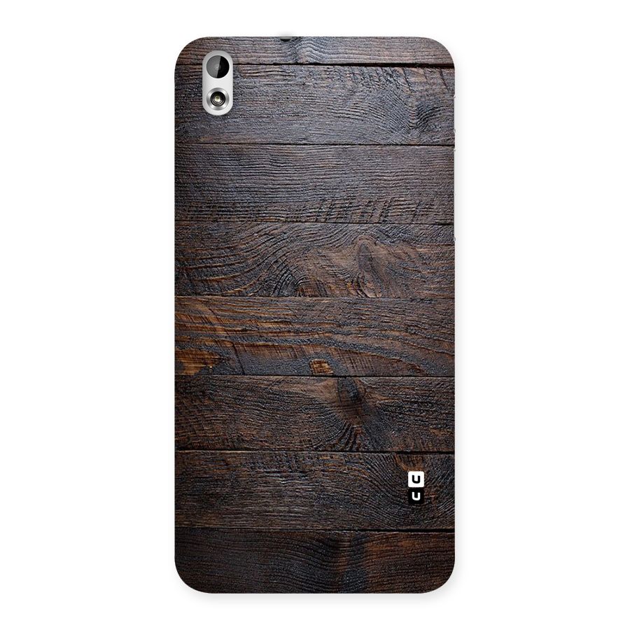 Dark Wood Printed Back Case for HTC Desire 816