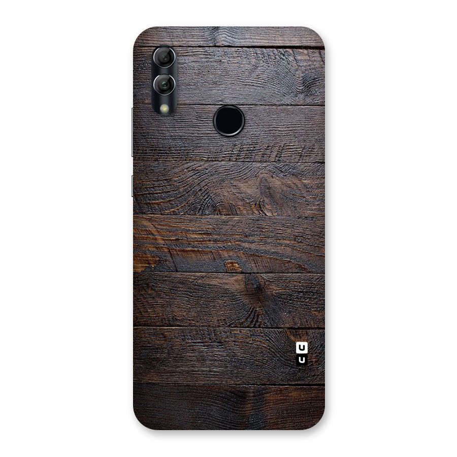 Dark Wood Printed Back Case for Honor 10 Lite