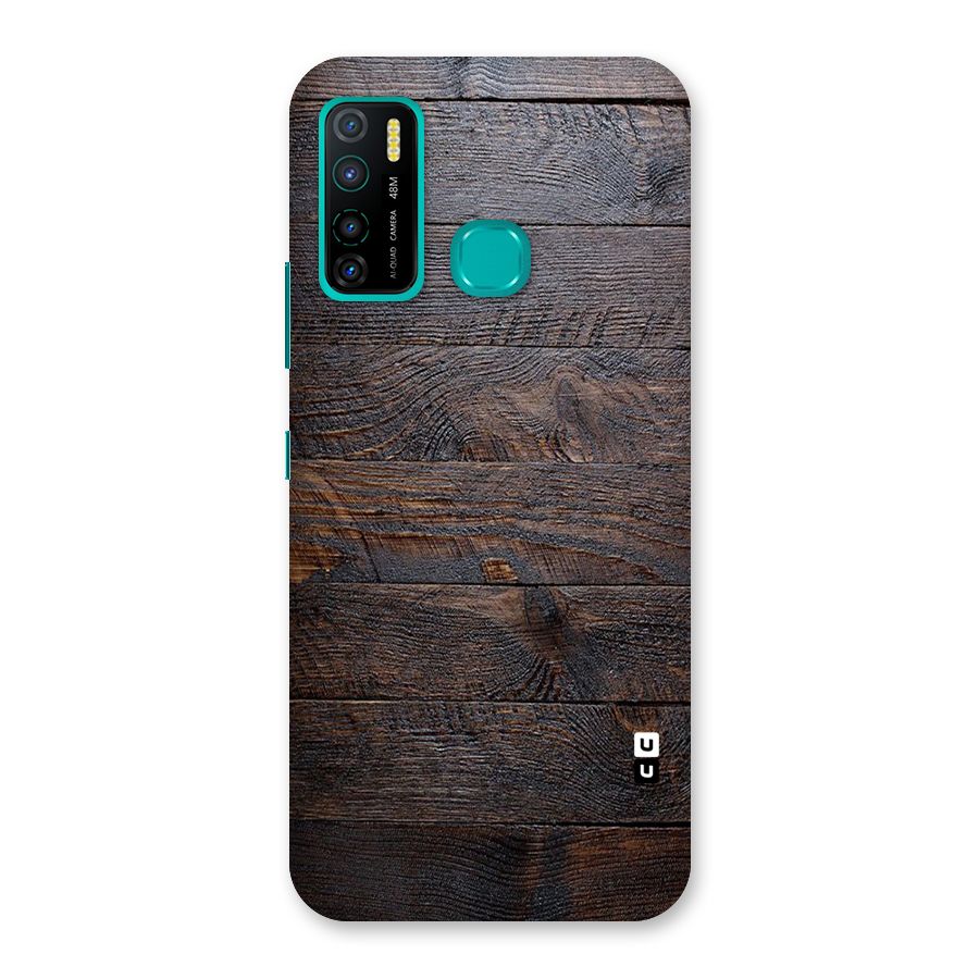 Dark Wood Printed Back Case for Infinix Hot 9 Pro