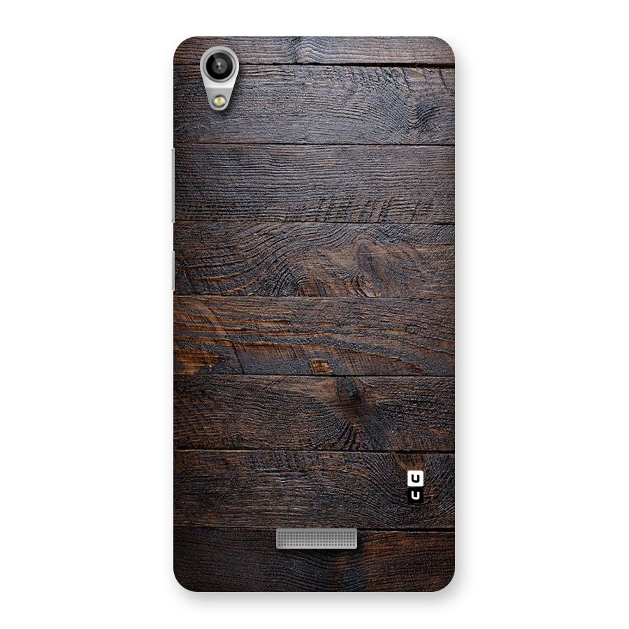 Dark Wood Printed Back Case for Lava-Pixel-V1