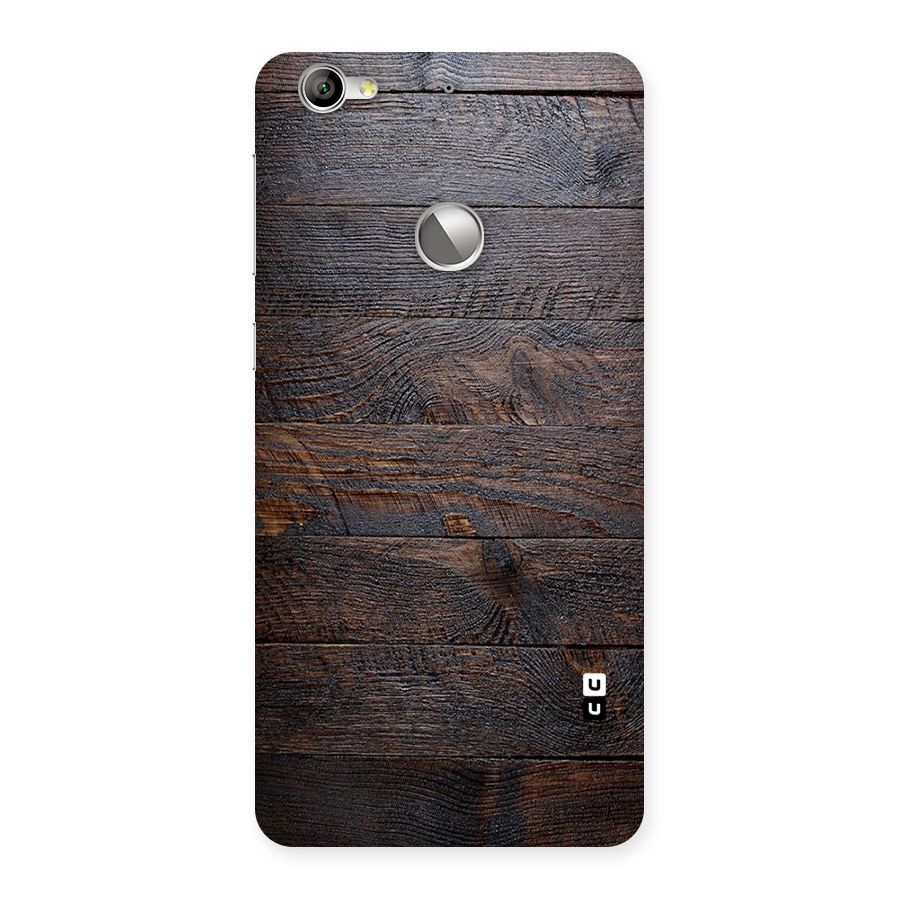 Dark Wood Printed Back Case for LeTV Le 1s