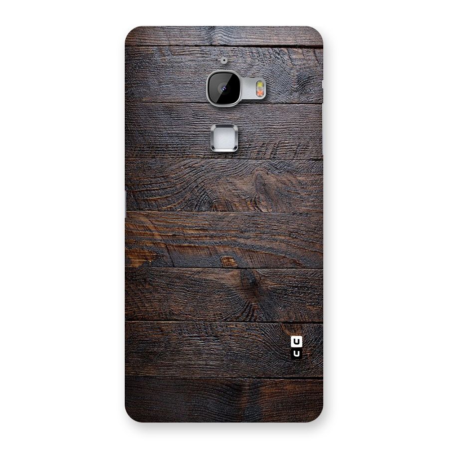 Dark Wood Printed Back Case for LeTv Le Max