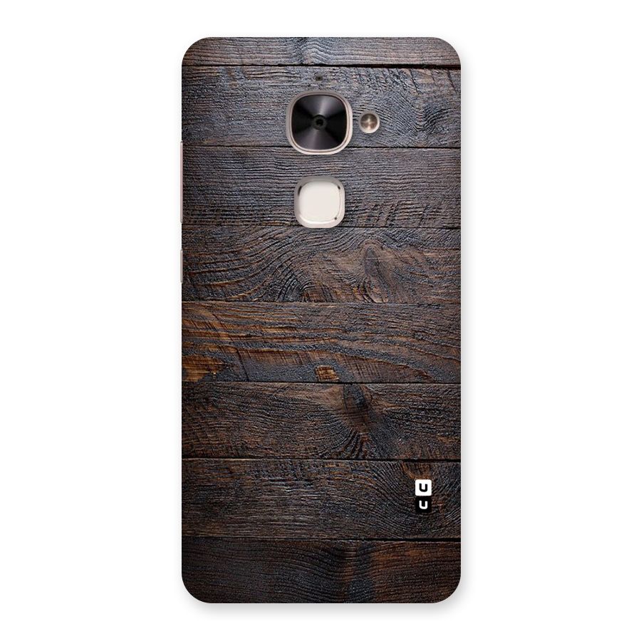 Dark Wood Printed Back Case for Le 2