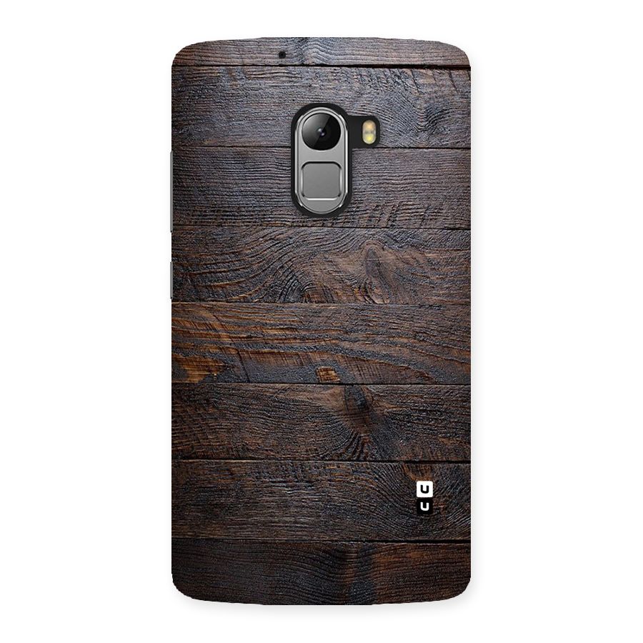 Dark Wood Printed Back Case for Lenovo K4 Note