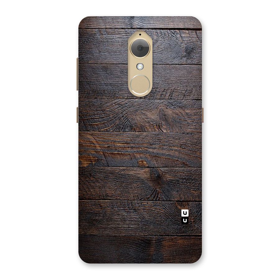 Dark Wood Printed Back Case for Lenovo K8