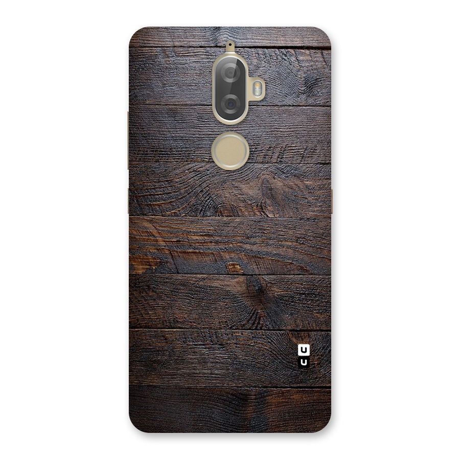Dark Wood Printed Back Case for Lenovo K8 Plus