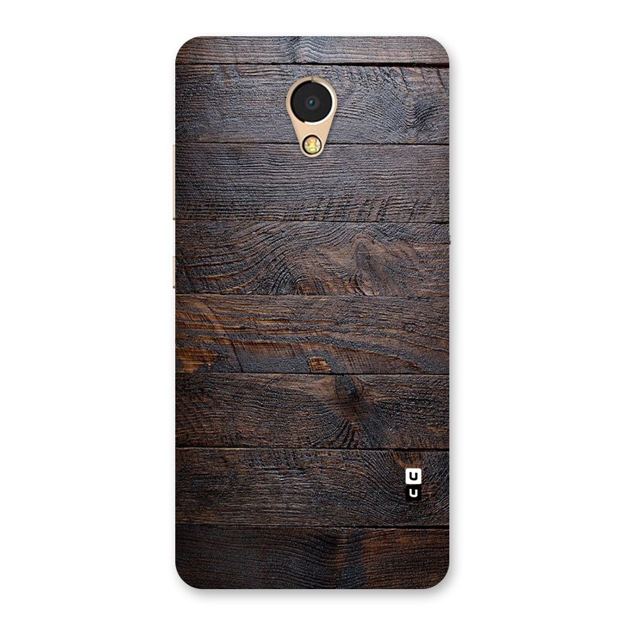 Dark Wood Printed Back Case for Lenovo P2
