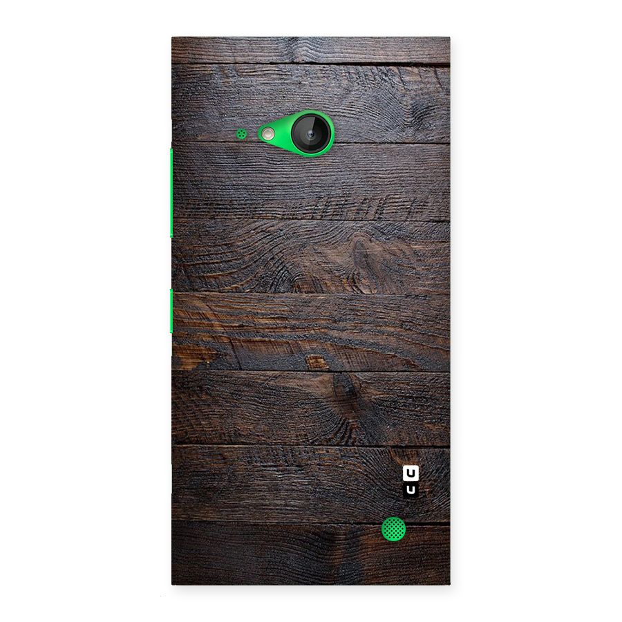 Dark Wood Printed Back Case for Lumia 730
