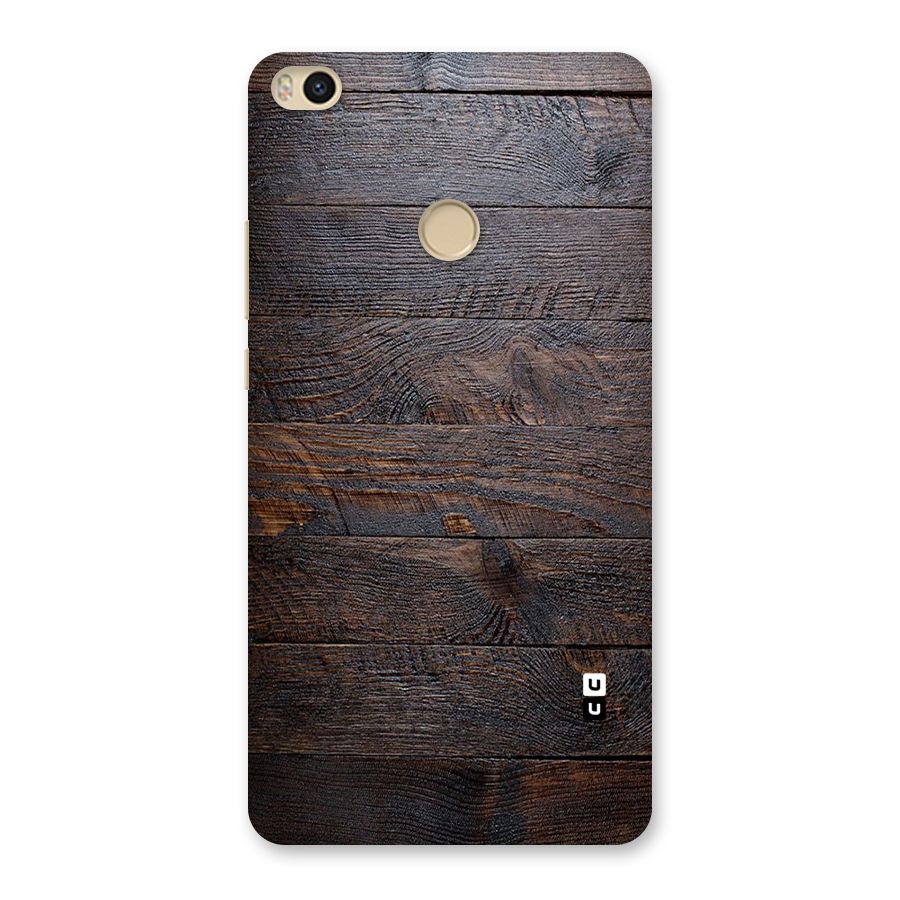 Dark Wood Printed Back Case for Mi Max 2