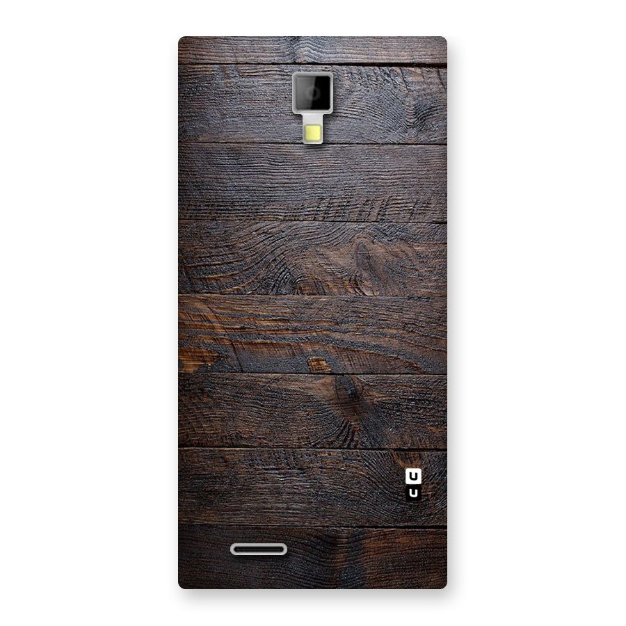 Dark Wood Printed Back Case for Micromax Canvas Xpress A99