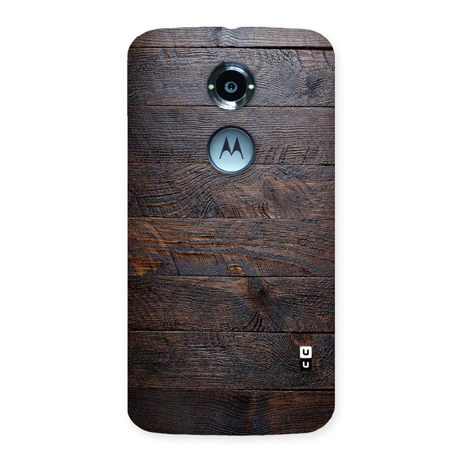 Dark Wood Printed Back Case for Moto X 2nd Gen