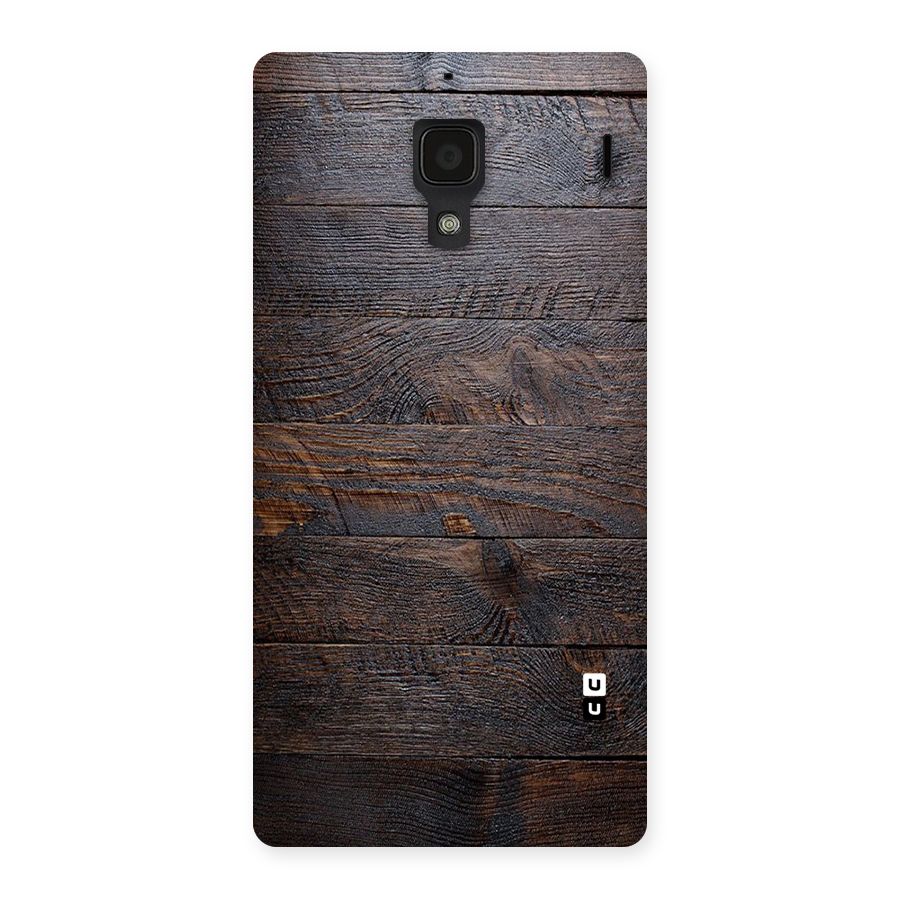 Dark Wood Printed Back Case for Redmi 1S