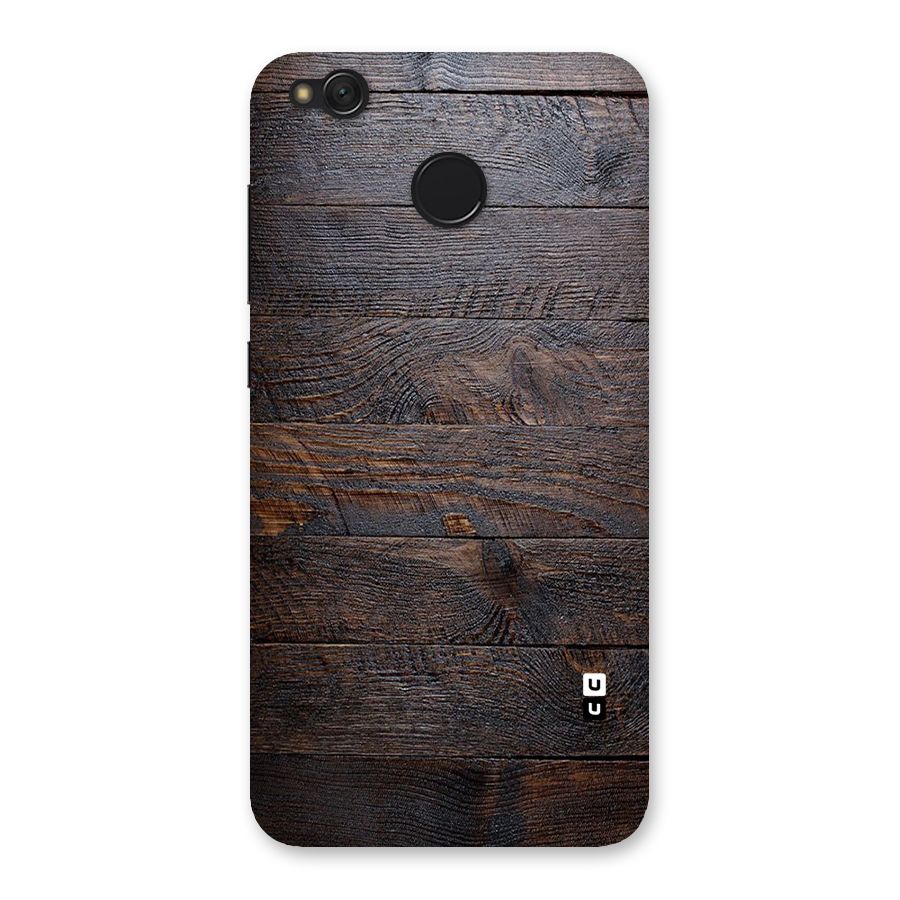 Dark Wood Printed Back Case for Redmi 4
