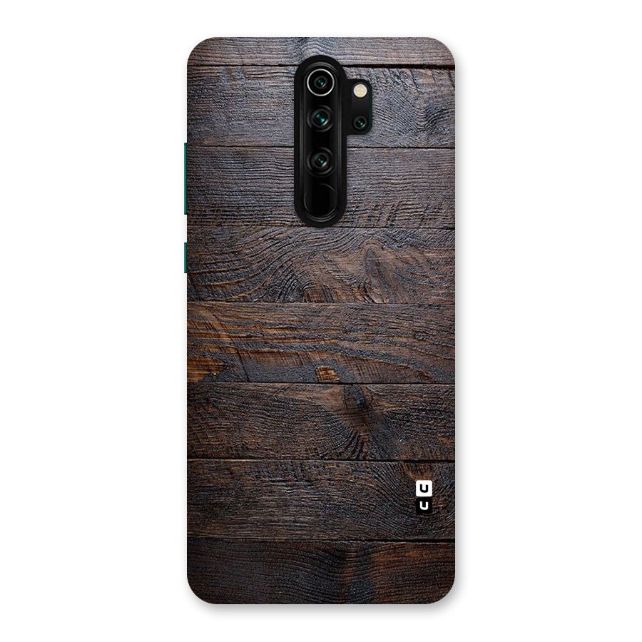 Dark Wood Printed Back Case for Redmi Note 8 Pro
