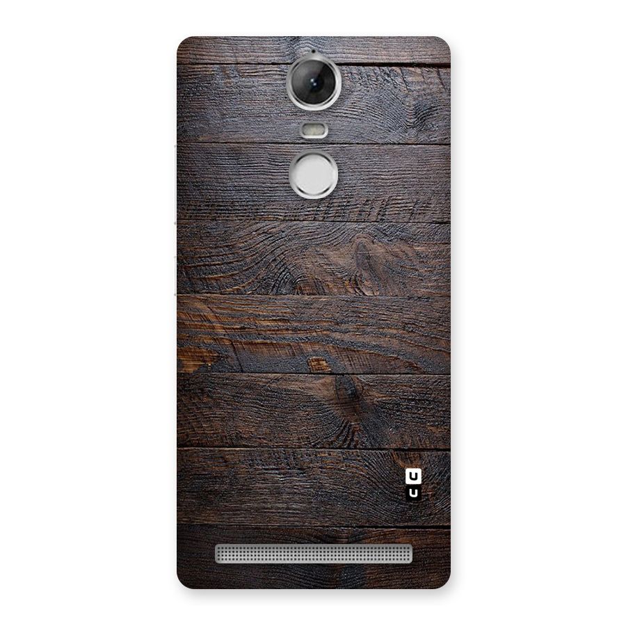 Dark Wood Printed Back Case for Vibe K5 Note